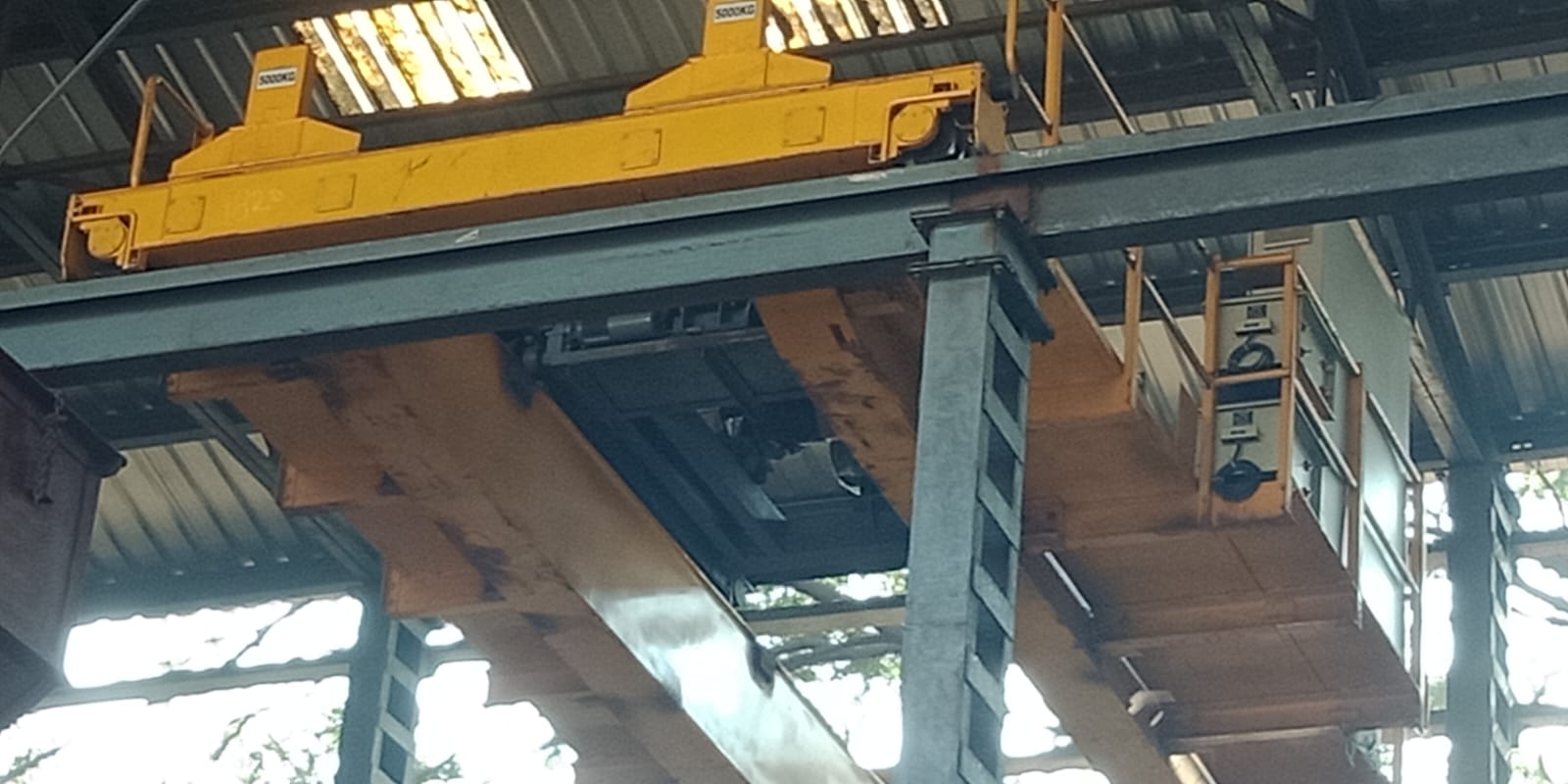 Welding Work on Crane Structure